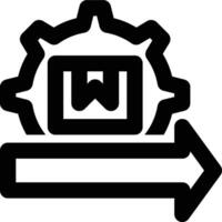 Work in Progress, Product, Manufacture Outline Icon vector