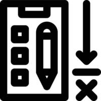 Minimum Order, Quantity, Limit Order Outline Icon vector