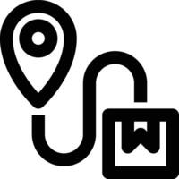Product Tracking, Order Tracking, Delivery Status Outline Icon vector