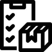Check List, Logistics, Checklist Outline Icon vector