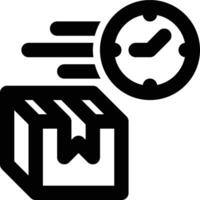 Express Delivery, Fast Delivery, Delivery Time Outline Icon vector