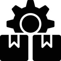 Logistics Management, Inventory Management, Inventory Glyph Solid Icon vector