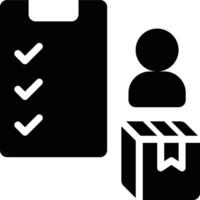 Customer Requirements, User Requirements, Product Management Glyph Solid Icon vector