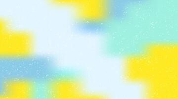a yellow and blue background with squares vector