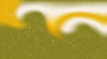 a yellow and green background with a wave vector
