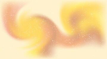 a yellow and pink background with a swirl vector