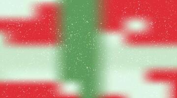 a green and red background with a square pattern vector
