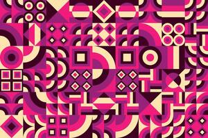 a pink and purple abstract pattern with geometric shapes vector