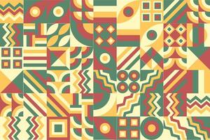 colorful pattern with geometric shapes vector