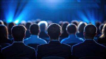 Audience at a conference or seminar photo