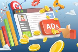 3D Conceptual Illustration of Pay Per Click vector