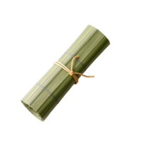 Bamboo shoot tied with rope isolated on transparent background png