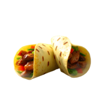 Appetizing Tacos Ready to Enjoy with a Burst of Colors png