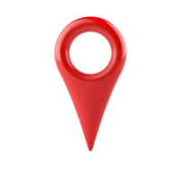 Navigation Pin marker on transparent background png