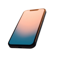 Isolated Smartphone with gradient Display png