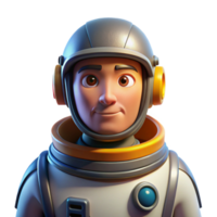 magnificent classic dramatic vintage Portrait of a determined astronaut in a spacesuit, lit by the harsh glare of the sun, high resolution exclusive png