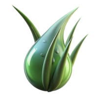 serene abstract serene minimalist A close-up of a dewdrop on a blade of grass, macro photography, reflective lighting, realistic style genuine original png