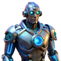 magnificent abstract beautiful abstract A steampunk cyborg with intricate mechanical augmentations, glowing blue circuitry, dark and moody lighting, cyberpunk influences genuine detailed png