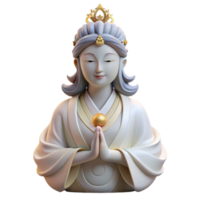 stunning vintage extraordinary artistic A benevolent Kannon, the Goddess of Mercy, radiating compassion, soft and serene lighting, Japanese art style original high quality png
