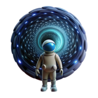 serene minimalist extraordinary minimalist A lone astronaut gazing at a swirling vortex of binary code in deep space, stars faintly visible, digital art style, dimly lit detailed detailed png