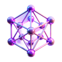 magnificent vintage magnificent contemporary A network of interconnected, glowing lines and nodes, pulsating with energy, in a cyberpunk style, lit by neon signs original high quality png