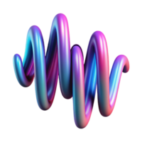 beautiful rustic elegant abstract A dynamic, abstract representation of sound waves, visualized as vibrant ribbons of color, illuminated by strobing lights, in a synthwave style professional authentic png