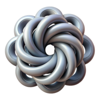 beautiful classic wonderful artistic A mesmerizing pattern of interconnected spirals and loops, rendered in monochromatic tones, with high contrast lighting, in an op-art style exclusive genuine png