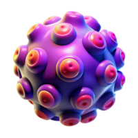 elegant artistic stunning abstract A microscopic view of cellular structures, rendered in vibrant fluorescent colors, illuminated by UV light, in a scientific illustration style authentic professional png