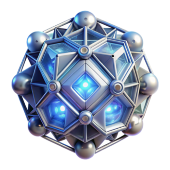 drammatico classico degno di nota minimalista un artificiale intelligenza costruire fatto di puro luce, complesso geometrico modelli, etereo incandescenza, astratto arte stile genuino professionale png