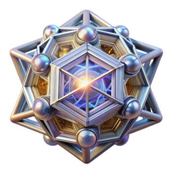 bellissimo contemporaneo meraviglioso moderno un artificiale intelligenza costruire fatto di puro luce, complesso geometrico modelli, etereo incandescenza, astratto arte stile esclusivo alto risoluzione png