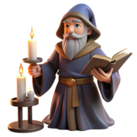 extraordinary abstract extraordinary abstract A wise old wizard casting a spell in a dusty library, candlelight, Rembrandt style detailed professional png