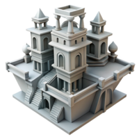 stunning classic extraordinary traditional A gravity-defying Escher-esque building, impossible architecture, intricate details, monochrome, surrealism, high resolution exclusive png