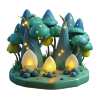 beautiful classic beautiful vintage A group of fireflies illuminating a dark forest, bioluminescent lighting, magical realism style exclusive high resolution png