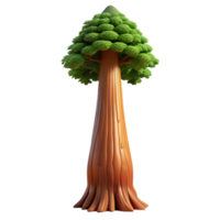serene abstract extraordinary abstract A giant sequoia tree reaching for the sky, soft lighting, awe-inspiring style 4K professional png