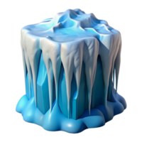 stunning modern beautiful traditional A frozen waterfall cascading down a cliff face, icy blue and white, crisp, sharp focus, winter lighting high quality 4K png