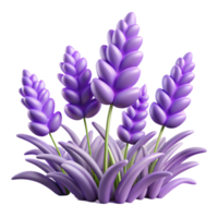 serene artistic magnificent minimalist A field of lavender flowers swaying in the wind, soft purple hues, impressionistic style high resolution authentic png
