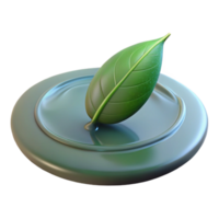 impressive vintage stunning classic A single leaf floating on a still pond, minimalist composition, soft lighting exclusive 4K png