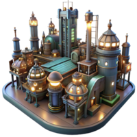 elegant creative A mischievous gremlin sabotaging a complex clockwork mechanism, steampunk lighting, Keith Thompson style premium png
