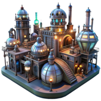 extraordinary artistic A mischievous gremlin sabotaging a complex clockwork mechanism, steampunk lighting, Keith Thompson style premium png
