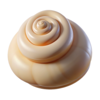 dramatic abstract A spiral shell resting on smooth, white sand, illuminated by soft, ambient light, photorealistic style premium png
