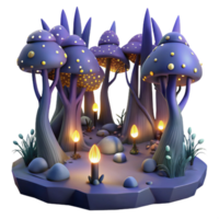 elegant rustic A group of fireflies illuminating a dark forest, magical, ethereal lighting, fantasy art style professional png