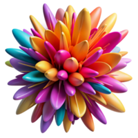 vibrant contemporary An explosion of vibrant, overlapping brushstrokes, forming an abstract expressionist composition, with dynamic lighting and visible texture high resolution png
