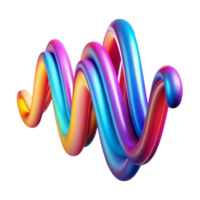 impressive traditional An abstract representation of sound waves, visualized as vibrant, flowing lines, with a dynamic, energetic feel and a bright, neon color palette detailed png