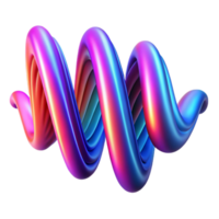 elegant artistic An abstract representation of sound waves, visualized as vibrant, flowing lines, with a dynamic, energetic feel and a bright, neon color palette exclusive png