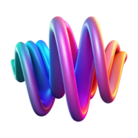 wonderful abstract An abstract representation of sound waves, visualized as vibrant, flowing lines, with a dynamic, energetic feel and a bright, neon color palette original png