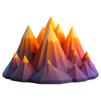 impressive artistic A panoramic view of a mountain range at sunrise, golden hour light, majestic and awe-inspiring, landscape photography, vibrant colors high quality png
