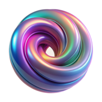 serene creative A swirling vortex of iridescent, oil-slick colors, illuminated by a single, piercing ray of neon pink light, rendered in a Art Deco style high resolution png