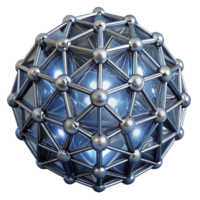 wonderful abstract A network of intricate, fractal patterns etched into a surface of brushed aluminum, illuminated by a grid of harsh, white LEDs, in a Cyberpunk style premium png