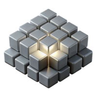 beautiful vintage A field of overlapping, translucent squares in grayscale, lit by a single, harsh spotlight, in a Bauhaus style professional png
