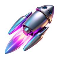 serene abstract A sleek, chrome spaceship with glowing blue engine trails warping through a neon-pink nebula, art deco style, ray tracing, original png